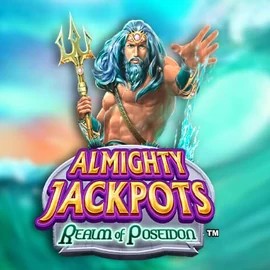 Almighty Jackpots – Realm of Poseidon by Novomatic, showcased at gg-bets.net – game logo