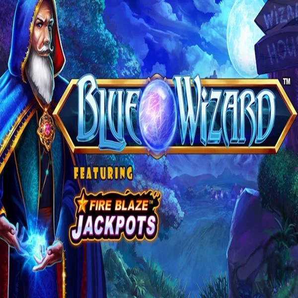 Play the Blue Wizard Fire Blaze Jackpots slot by Rarestone Gaming on GGBet Casino