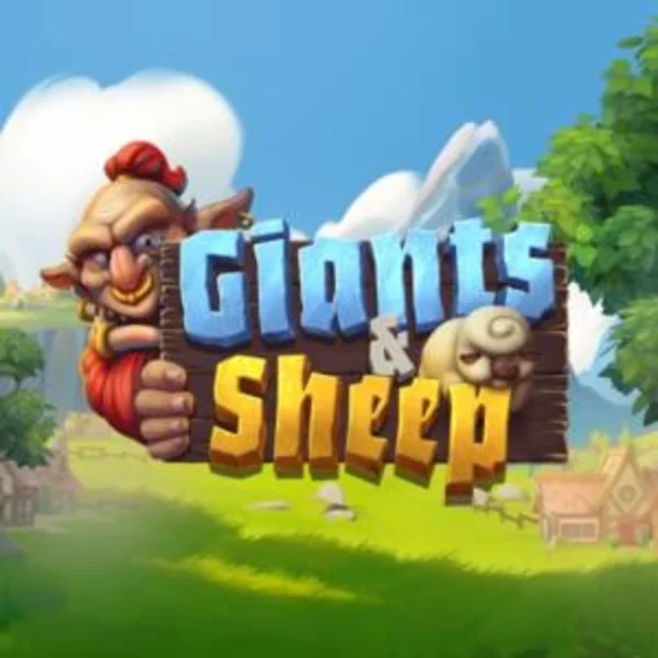 Giants and Sheep slot logo by Relax Gaming at GGBet Casino