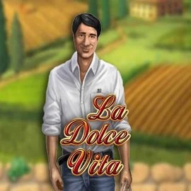 La Dolce Vita slot logo by Gamomat at GGBet Casino
