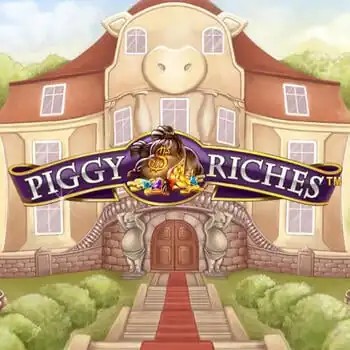 Piggy Riches slot visual from NetEnt available on gg-bets.net