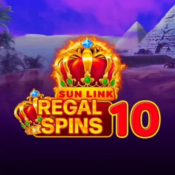 Regal Spins 10 slot logo by PatePlay at GGBet Casino